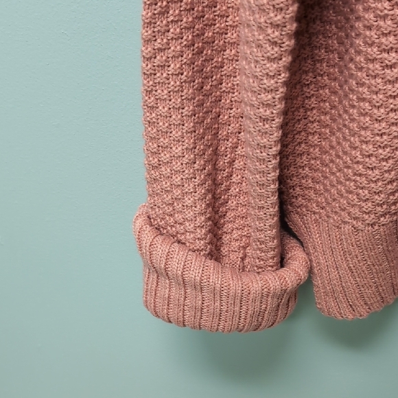 Pink Chunky Knit Cardigan - Picture 4 of 7